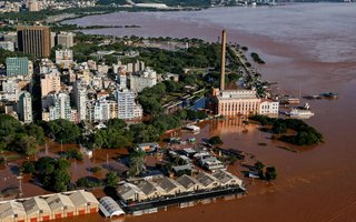 PORTO ALEGRE, RS, BRASIL - Situação da Capital, durante a cheia que atinge o Rio Grande do Sul. FOTO: DUDA FORTES, AGÊNCIA RBS<!-- NICAID(15756936) -->