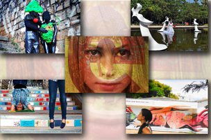 (Montagem sobre fotos de Laura Marzullo dos Santos, Marco Antonio Hammermuller, Luciana Silva de Oliveira Andrade, Vinicius Albuquerque da Silva e Miguel do Canto Soll)
