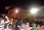 Em foto do leitor Roger Sterfany, podemos ver o local do atropelamento, momentos antes do acidente (Roger Sterfany/Arquivo Pessoal)