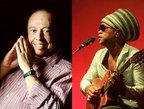 Sergio Mendes (E) e Carlinhos Brown representarão o Brasil na premiação (Divulgação/Gravadora Universal e Fábio Chiba)