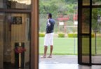 Jajá treina separado do grupo no CT de Alvorada desde a punição após o jogo contra o Fluminense (Ronaldo Bernardi)