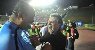 Pelaipe celebra triunfo: vantagem de 2 a 1 encaminha o Grêmio à semifinal da Copa do Brasil (Diego Vara)