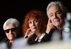 Alain Resnais, Sabine Azema e Pierre Arditi (AFP/ANNE-CHRISTINE POUJOULAT)