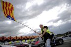 Manifestantes protestam contra austeridade em postos de pedágio (AFP/Josep Lago)