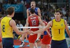 Equipe russa conseguiu virada histórica contra o Brasil (AFP/KIRILL KUDRYAVTSEV)