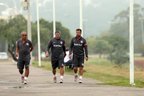 Da esquerda para a direita: Mauro Cruz, Odair Hellman e Dunga (Agencia RBS/Bruno Alencastro)
