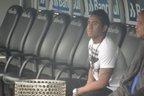 Anderson observou o treino do Grêmio nesta terça-feira (Augusto Turcato)