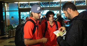 Forlán e Rafael Moura formarão a dupla de ataque do Inter (André Baibich)