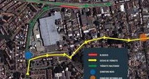 A Empresa Pública de Transporte e Circulação (EPTC) indica a avenida Grécia como principal alternativa ao bloqueio (PMPA/Divulgação)