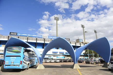 Pórtico do Olímpico pode ser levado para o novo CT do Grêmio (Diego Vara)