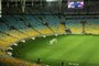 Estádio Maracanã, no Rio de Janeiro, após a reforma para receber a Copa das Confederações 2013 e a Copa do Mundo de 2014.