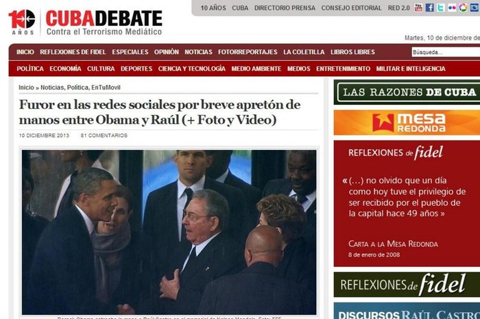 cubadebate.cu / Reprodução cubadebate.cu / Reprodução