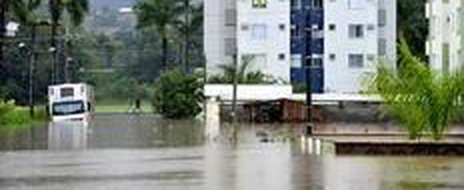 Enchente atingiu Jaraguá do Sul no início de junho (Agencia RBS/Germano Rorato)