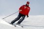  (FILES) - This file picture taken on January 15, 2004 shows German Formula one world champion Michael Schumacher skiing in Madonna di Campiglio, Nothern Italy.  Schumacher, who will turn 45 in five days, was injured in a skiing accident on December 29, 2013 in the French ski resort of Meribel and had to be flown to a hospital in Albertville-Moutiers by helicopter.     AFP PHOTO/ Vincenzo PINTOEditoria: SPOLocal: MADONNA DI CAMPIGLIOIndexador: VINCENZO PINTOSecao: Motor RacingFonte: AFPFotógrafo: STF