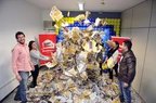 Sorteio ocorreu nesta quarta-feira no jornal A Notícia, em Joinville (Agencia RBS/Diorgenes Pandini)
