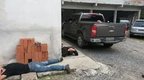 Suspeitos foram abordado em um casa no bairro Bom Retiro, na zona Norte (Divulgação/Polícia Militar)