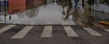 Bairros atingidos pelas chuvas em Porto União (Prefeitura de Porto União/Divulgação)