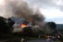 Incêndio destruiu todo o segundo pavimento da Hospedaria Bom Pastor, em Nova Petrópolis