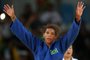  RIO DE JANEIRO, RS, BRASIL 08/08/2016 -  Rafaela Silva vence no judô e conquista o primeiro ouro do Brasil. (FOTO: DIEGO VARA/AGÊNCIA RBS).