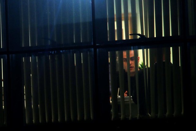 Palhoça, SC, Brasil, 27/04/2015.Primeira audiência na Justiça do julgamento do policial militar Luís Paulo Mota Brentano, acusado de matar o surfista Ricardo dos Santos, o Ricardinho Palhoça, SC, Brasil, 27/04/2015.Primeira audiência na Justiça do julgamento do policial militar Luís Paulo Mota Brentano, acusado de matar o surfista Ricardo dos Santos, o Ricardinho