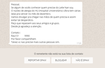 (WhatsApp/Reprodução / WhatsApp)