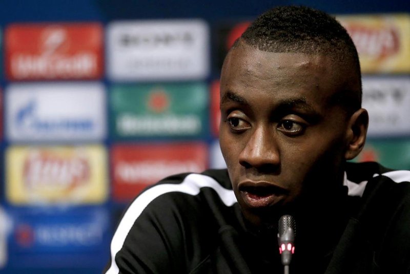 Paris Saint-Germains midfielder Blaise Matuidi gives a press conference at the Camp Nou stadium in Barcelona on March 7, 2017 on the eve of the UEFA Champions League football match between FC Barcelona and Paris Saint-Germain. / AFP PHOTO / PAU BARRENA