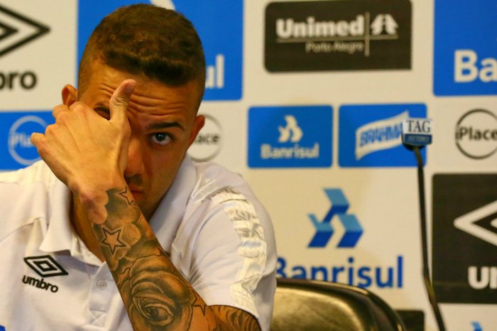 luan, entrevista coletiva, grêmio luan, entrevista coletiva, grêmio