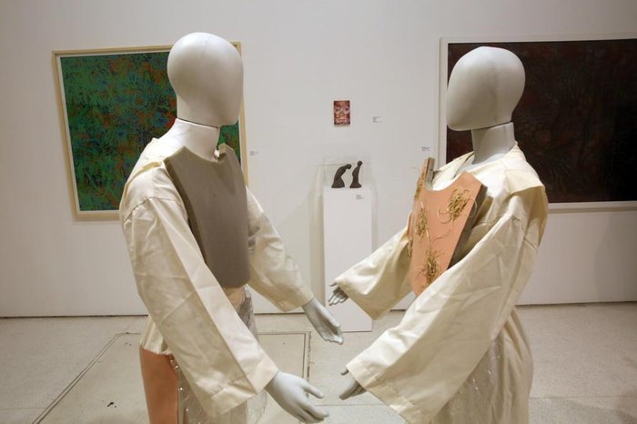 PORTOALEGRE-RS-BR 14.08.2017
Exposição do Santander Cultural chamada Queermuseu ¿ Cartografias da Diferença na Arte Brasileira.
Obra de Lygia Clark - O Eu e o Tu - Série roupa-corpo-roupa
FOTÓGRAFO: TADEU VILANI AGÊNCIARBS Editoria/Caderno: Segundo Caderno
PORTOALEGRE-RS-BR 14.08.2017
Exposição do Santander Cultural chamada Queermuseu ¿ Cartografias da Diferença na Arte Brasileira.
Obra de Lygia Clark - O Eu e o Tu - Série roupa-corpo-roupa
FOTÓGRAFO: TADEU VILANI AGÊNCIARBS Editoria/Caderno: Segundo Caderno