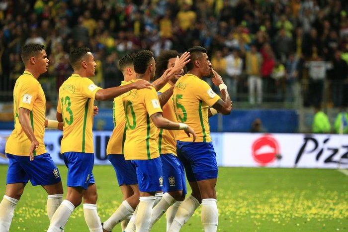 PORTO ALEGRE, RS, BRASIL, 31-08-2017. Brasil enfrenta o Equador pelas Eliminatórias da Copa do Mundo no estádio Arena. (CARLOS MACEDO/AGÊNCIA RBS)
PORTO ALEGRE, RS, BRASIL, 31-08-2017. Brasil enfrenta o Equador pelas Eliminatórias da Copa do Mundo no estádio Arena. (CARLOS MACEDO/AGÊNCIA RBS)