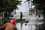  

A man walks in a flooded street during the passage of Hurricane Irma in Havana, on September 9, 2017. 
Irmas blast through the Cuban coastline weakened it to a Category Three, but it is still packing winds of 125 miles (200 kilometer) per hour. / AFP PHOTO / YAMIL LAGE

Editoria: WEA
Local: Havana
Indexador: YAMIL LAGE
Secao: report
Fonte: AFP
Fotógrafo: STF