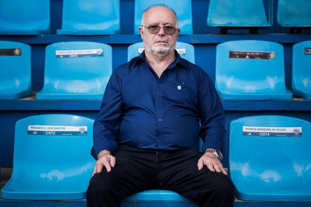 FLORIANÓPOLIS, SC, BRASIL, 25-04-2017 - Entrevista com o presidente do Avaí, Francisco Battistotti. Fotos no estádio da Ressacada. FLORIANÓPOLIS, SC, BRASIL, 25-04-2017 - Entrevista com o presidente do Avaí, Francisco Battistotti. Fotos no estádio da Ressacada.