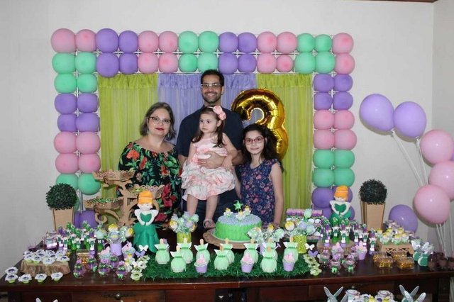 Os pais Thiago Dias e Ana Karina mais a irmã Mariana na festa da aniversariante Letícia, que fez 3 aninhos. Os pais Thiago Dias e Ana Karina mais a irmã Mariana na festa da aniversariante Letícia, que fez 3 aninhos.