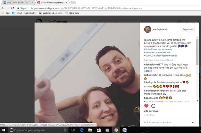 TaNoINsta@sarahpinnow com o marido comemorando a gravidez! #comluzesortenósseremostrês TaNoINsta@sarahpinnow com o marido comemorando a gravidez! #comluzesortenósseremostrês