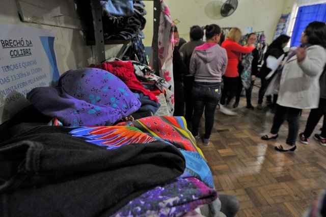  Santa Maria, RS, Brasil, 12/09/2017.Brech&oacute; da Associa&ccedil;&atilde;o Colibri.Indexador: GERMANO RORATO