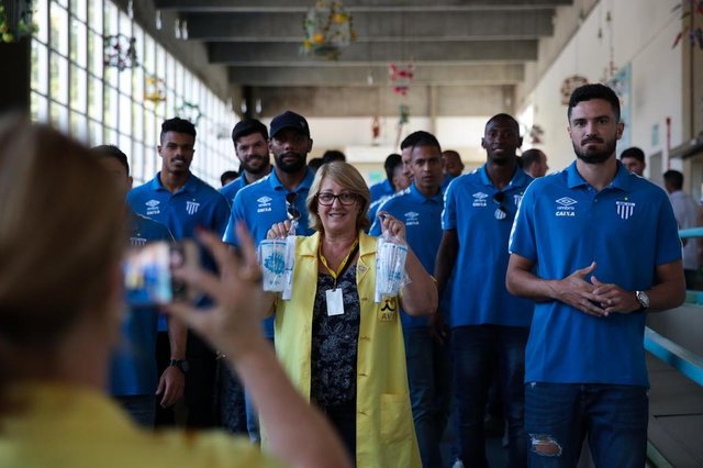 FLORIANÓPOLIS, SC, BRASIL - 20/09/2017Jogadores do Avaí visitam o Hospital Infantil Joana de Gusmão. FLORIANÓPOLIS, SC, BRASIL - 20/09/2017Jogadores do Avaí visitam o Hospital Infantil Joana de Gusmão.