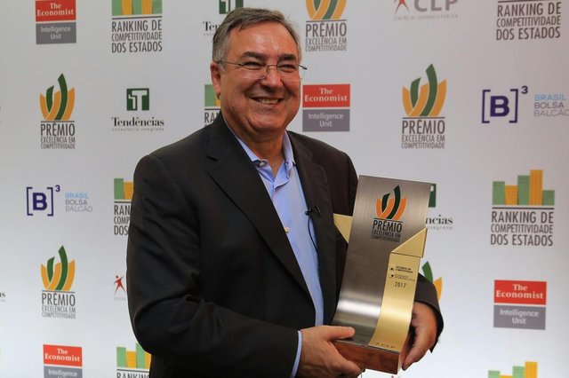 Com indicadores sociais e econômicos que são referência nacional, Santa Catarina é o segundo estado mais competitivo no país, aponta o Ranking de Competitividade dos Estados 2017, divulgado em São Paulo, em evento com a presença do governador Raimundo Colombo. Santa Catarina venceu ainda o Prêmio Excelência em Competitividade na categoria Destaque Internacional, diante da forte presença do estado no mercado externo. São Paulo, 20/09/2017. Com indicadores sociais e econômicos que são referência nacional, Santa Catarina é o segundo estado mais competitivo no país, aponta o Ranking de Competitividade dos Estados 2017, divulgado em São Paulo, em evento com a presença do governador Raimundo Colombo. Santa Catarina venceu ainda o Prêmio Excelência em Competitividade na categoria Destaque Internacional, diante da forte presença do estado no mercado externo. São Paulo, 20/09/2017.