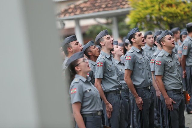FLORIANÓPOLIS, SC, BRASIL, 14/09/2017: Colégio Militar Feliciano Nunes Pires.(Foto: CRISTIANO ESTRELA / DIÁRIO CATARINENSE) FLORIANÓPOLIS, SC, BRASIL, 14/09/2017: Colégio Militar Feliciano Nunes Pires.(Foto: CRISTIANO ESTRELA / DIÁRIO CATARINENSE)