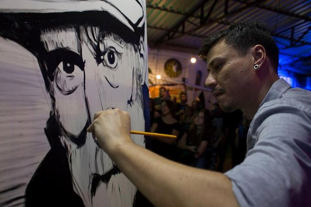  Felipe Lorenzini, artista pl&aacute;stico de Santiago