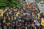  

PORTO ALEGRE, RS, BRASIL, 29-09-2017. Protesto de professores do Estado contra o parcelamentoi de salários do governador Sartori. (FERNANDO GOMES/AGÊNCIA RBS)