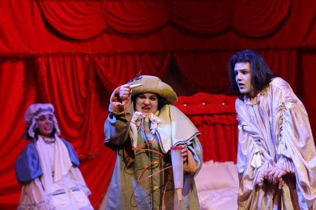Espetáculo de teatro O Doente Imaginário, com Cia de Teatro da Univille. Espetáculo de teatro O Doente Imaginário, com Cia de Teatro da Univille.