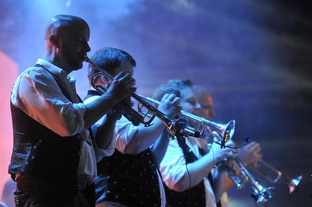 Blumenau - SC - Brasil - 09102017 - Banda Deggendorfer Stadl-Musikanten na Oktoberfest Blumenau. Blumenau - SC - Brasil - 09102017 - Banda Deggendorfer Stadl-Musikanten na Oktoberfest Blumenau.