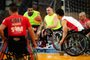  CAXIAS DO SUL, RS, BRASIL, 12/10/2017. A equipe do CIDEF/Rede Sim vai disputar a 2ª divisão do nacional de basquete de cadeira de rodas a partir da terça-feira (17), em São Paulo. (Diogo Sallaberry/Agência RBS)
