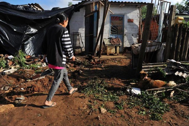 Santa Maria - RS - BRASIL - 20/10/2017Rescaldo da chuvaCasa na Aristides Lobo, no bairro Passo d'Areia Maria Elizabeth Pedroso Santa Maria - RS - BRASIL - 20/10/2017Rescaldo da chuvaCasa na Aristides Lobo, no bairro Passo d'Areia Maria Elizabeth Pedroso