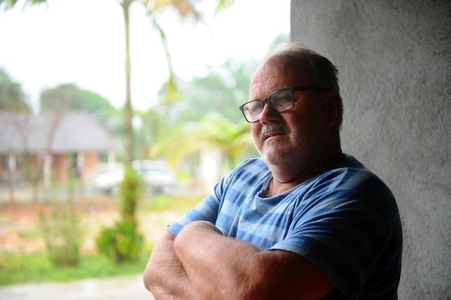 JOINVILLE, SC, BRASIL (26-10-2017) - Lauro Fischer, morador da localidade de Palmital proximo as obras do contorno de Garuva. (Foto: Maykon Lammerhirt, A Notícia) JOINVILLE, SC, BRASIL (26-10-2017) - Lauro Fischer, morador da localidade de Palmital proximo as obras do contorno de Garuva. (Foto: Maykon Lammerhirt, A Notícia)