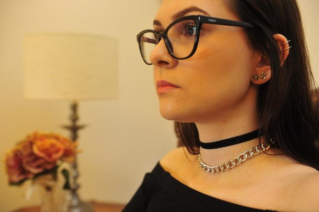 SANTA MARIA, RS, BRASIL. 21/10/2017.Temática Moda e Beleza, colares shockers, FOTO: GABRIEL HAESBAERT / NEWCO DSM SANTA MARIA, RS, BRASIL. 21/10/2017.Temática Moda e Beleza, colares shockers, FOTO: GABRIEL HAESBAERT / NEWCO DSM