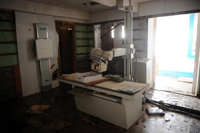 SÃO FRANCISCO DO SUL, SC, BRASIL (30-10-2017) - Local onde fica o Raio X no Hospital Caridade em São Francisco do Sul. (Foto: Maykon Lammerhirt, A Notícia) SÃO FRANCISCO DO SUL, SC, BRASIL (30-10-2017) - Local onde fica o Raio X no Hospital Caridade em São Francisco do Sul. (Foto: Maykon Lammerhirt, A Notícia)