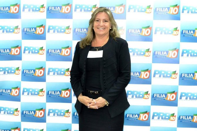 Dalva Guerra, presidente do PRB Mulher. Dalva Guerra, presidente do PRB Mulher.
