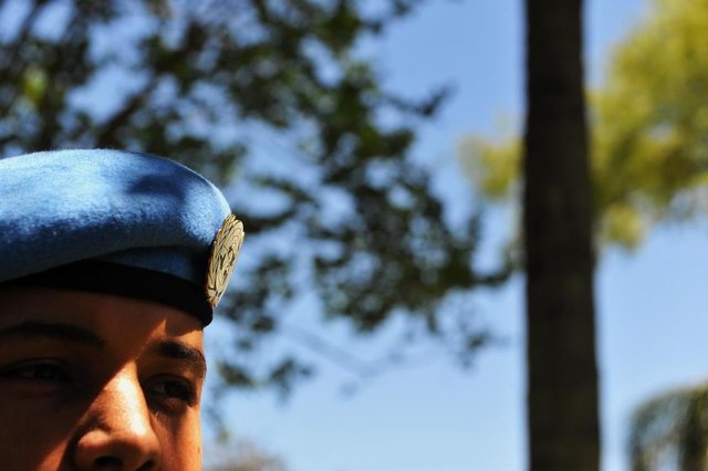 Santa Maria - RS - BRASIL 01/11/2017 Militares participam de formatura  ap&oacute;s Brasil encerrar participa&ccedil;&atilde;o na miss&atilde;o de paz da ONU no HaitiCases:  Cristian Willian Ortiz Pregardier, 23 anos (mais jovem) - Soldado