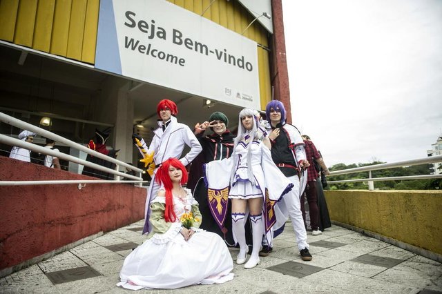 JOINVILLE, SC, BRASIL (05-11-2017) - Hanamachi 2017 reune cosplays no Centro de Eventos Cau Hansen em Joinville. (Foto: Maykon Lammerhirt, A Notícia) JOINVILLE, SC, BRASIL (05-11-2017) - Hanamachi 2017 reune cosplays no Centro de Eventos Cau Hansen em Joinville. (Foto: Maykon Lammerhirt, A Notícia)
