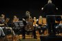  CAXIAS DO SUL, RS, BRASIL, 06/11/2017 - A Orquestra da UCS realiza a Quinta Sinfônica com o solista Diego Biasibetti, violoncelista. (Marcelo Casagrande/Agência RBS)